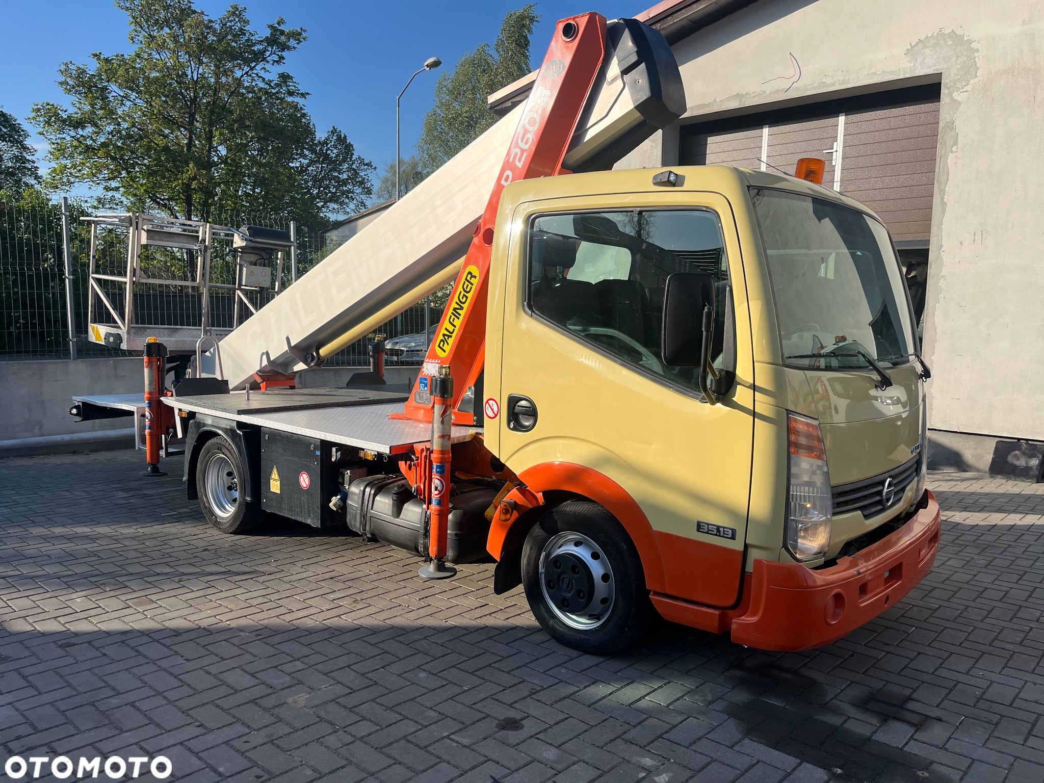 Nissan Podnośnik Koszowy 26 metrów Zwyżka 15 w Bok Wumag Palfinger UDT jak Ruthmann Multitel Gsr - 2