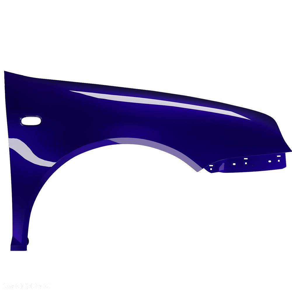 BLU Błotnik VW GOLF IV 4 LD5Q prawy niebieski 97-06 przód ocynk SchattenBlau - 2
