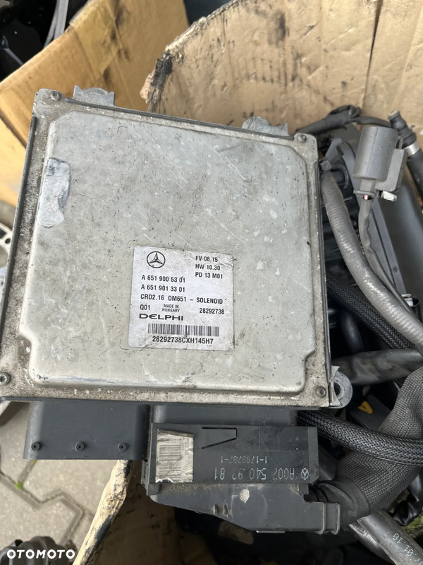 Sterownik silnika A6519005301 A6519003301 W204 C-KLASA 2.2 cdi manual wiązka silnika