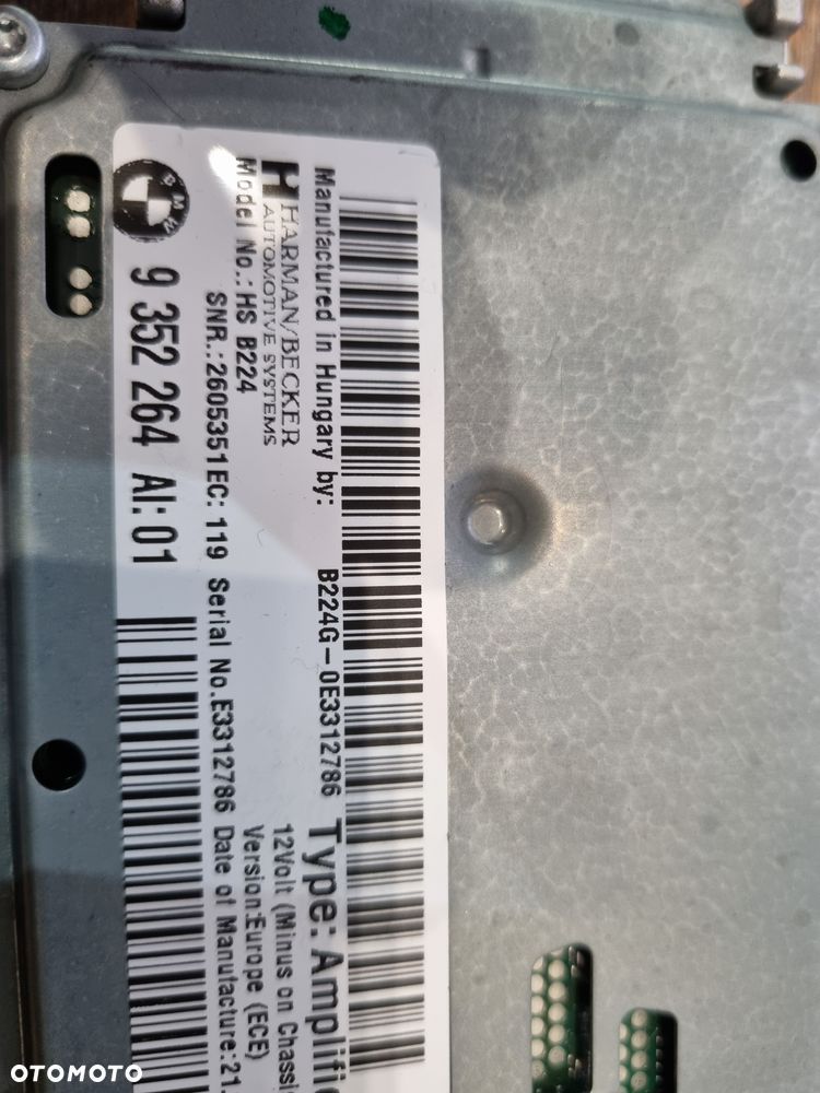 BMW F20 F21 F22 F30 F31 F32 F34 F36 WZMACNIACZ STEROWNIK ACTIVE SOUND 9352264 - 4