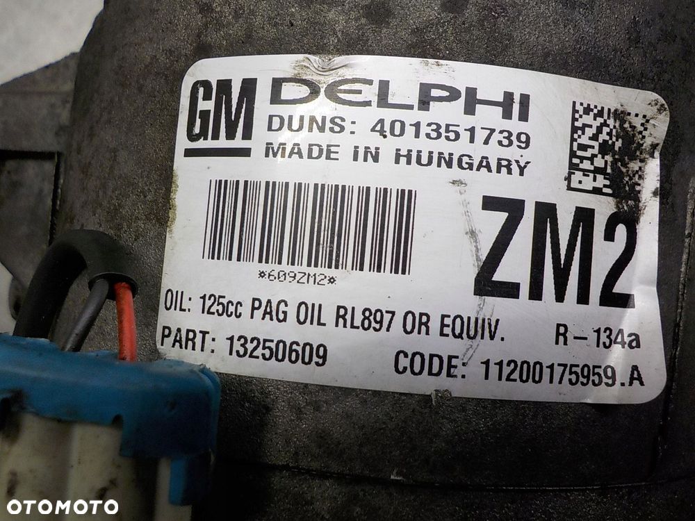 OPEL ASTRA J SPRĘŻARKA KLIMATYZACJI 401351739 ZM2 - 4