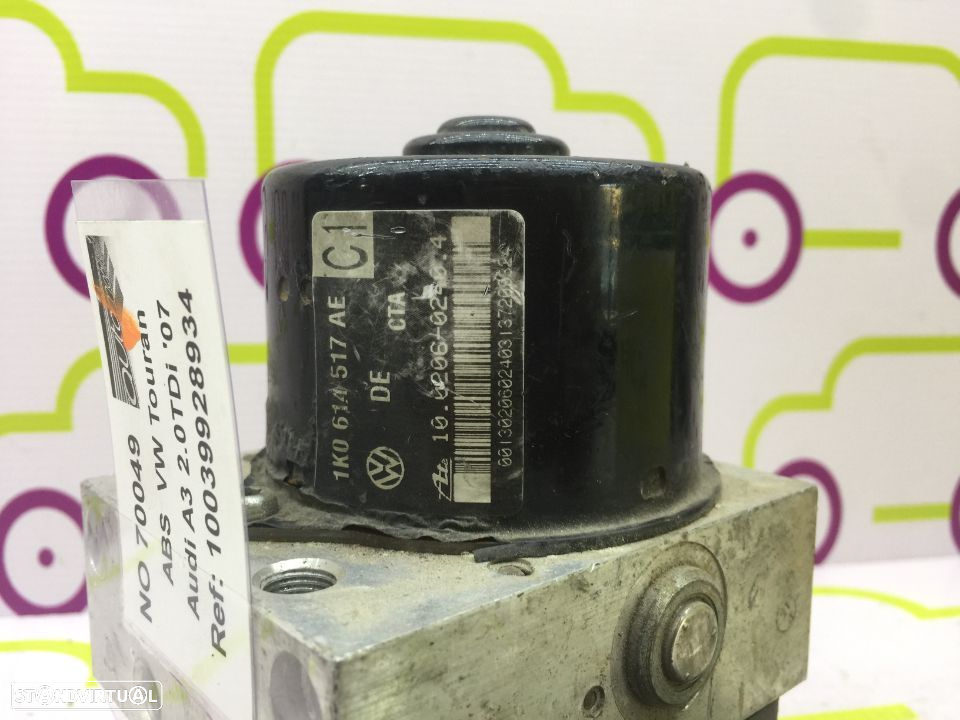Módulo ABS Audi A3 / VW Touran 2.0TDi 150Cv de 2007 - Ref: 10039928934 - NO70049 - 2