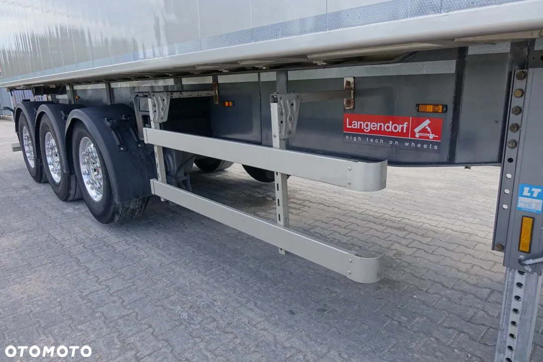 Langendorf WYWROTKA 48 m3 / WIBRATOR /  OSIE SAF / OŚ PODNOSZONA / ALUMINIOWE FELGI / SZYBER ZBOŻOWY / PLANDEKA / KLAPODRZWI - 11