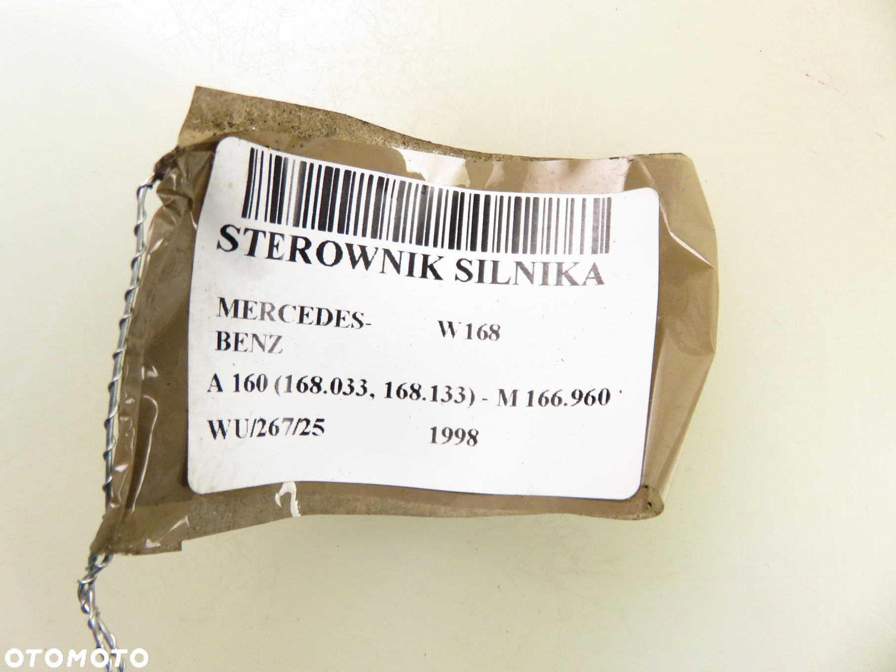 STEROWNIK MERCEDES-BENZ W168 1.6 102 A 160  M 166.960 0255454132 1661401200 - 2