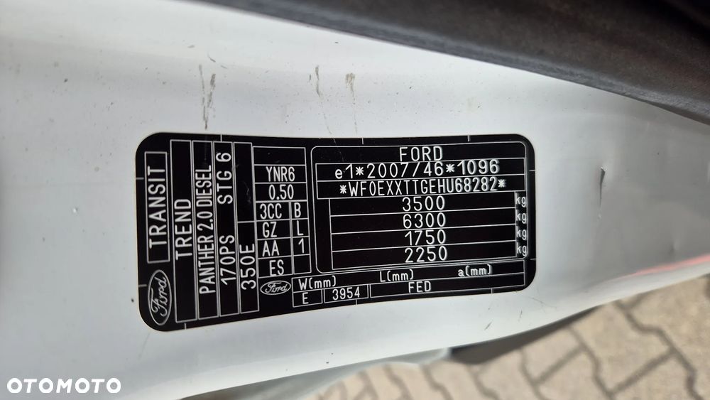 Ford Transit 2.0 170KM RWD Dubel Kabina Doka Paka 3,2m - 26