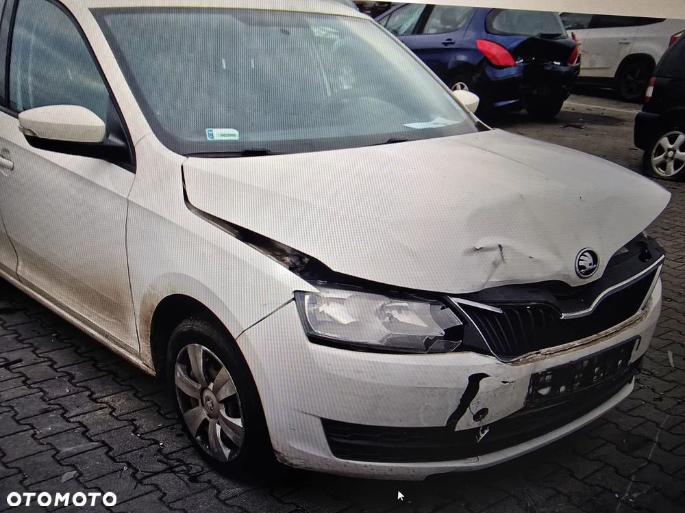 skoda rapid silnik 1.6 tdi cxma skrzynia qxr sanki belka przód tył wahacz zacisk zwrotnica - 2
