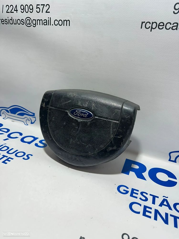 .Airbag Volante Guiador Original Ford Fiesta 5 Fusion MK1 2S6AS042B85ALZHHD 2001 - 2012 - 4