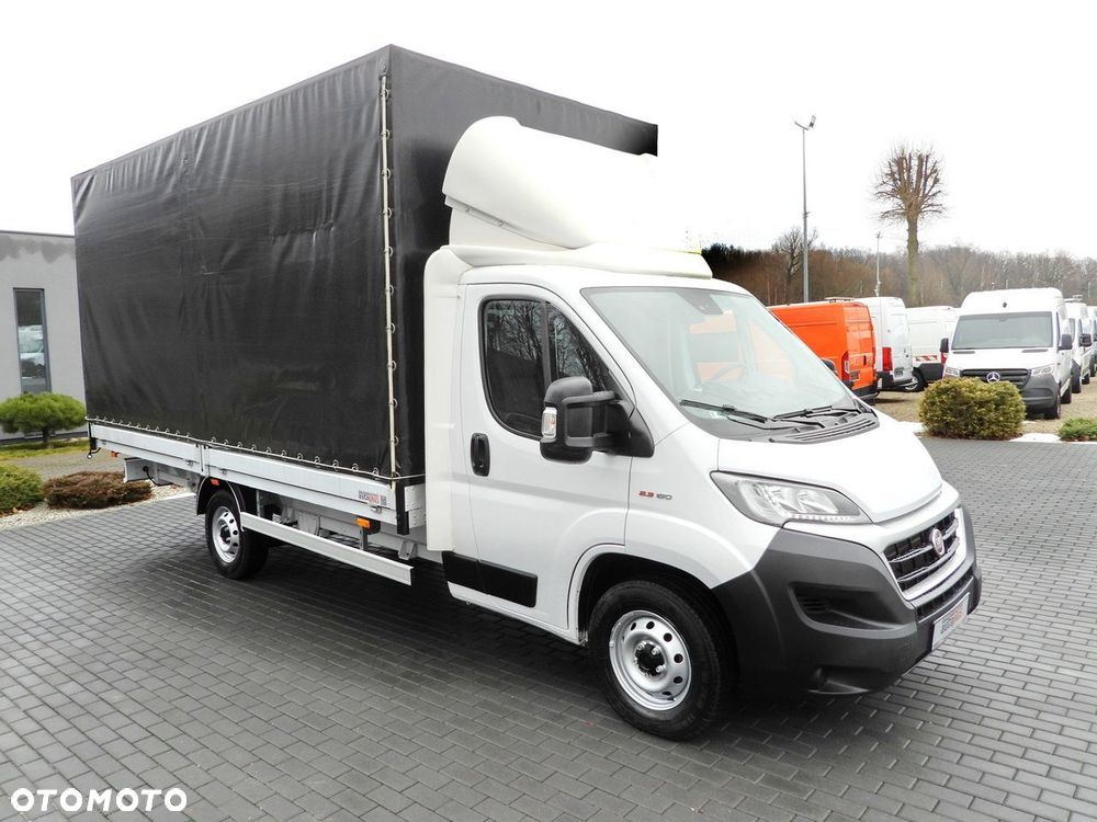 Fiat DUCATO PLANDEKA 10 PALET TEMPOMAT LEDY KLIMATYZACJA  160KM - 5