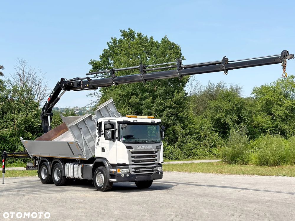 Scania G 410 * WYWROTKA 5,20 m + HIAB 211 EP-5 HIPRO + PILOT / 6x4 - 2