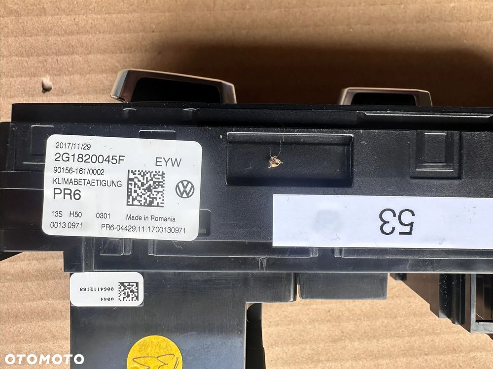 Panel klimatyzacji VW Polo VI 2G 2G1820045F - 6