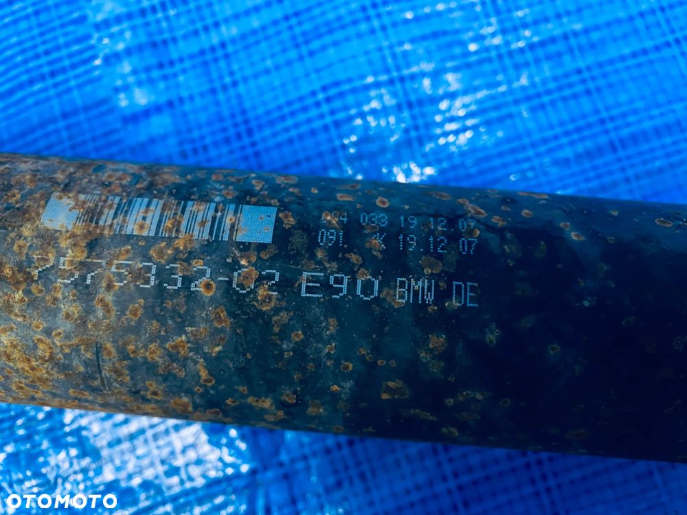 WAŁ NAPĘDOWY BMW E84 E90 E91 E92 318D 320D 2.0D DIESEL N47 143KM MANUAL ; 7575332 ORYGINAŁ - 6