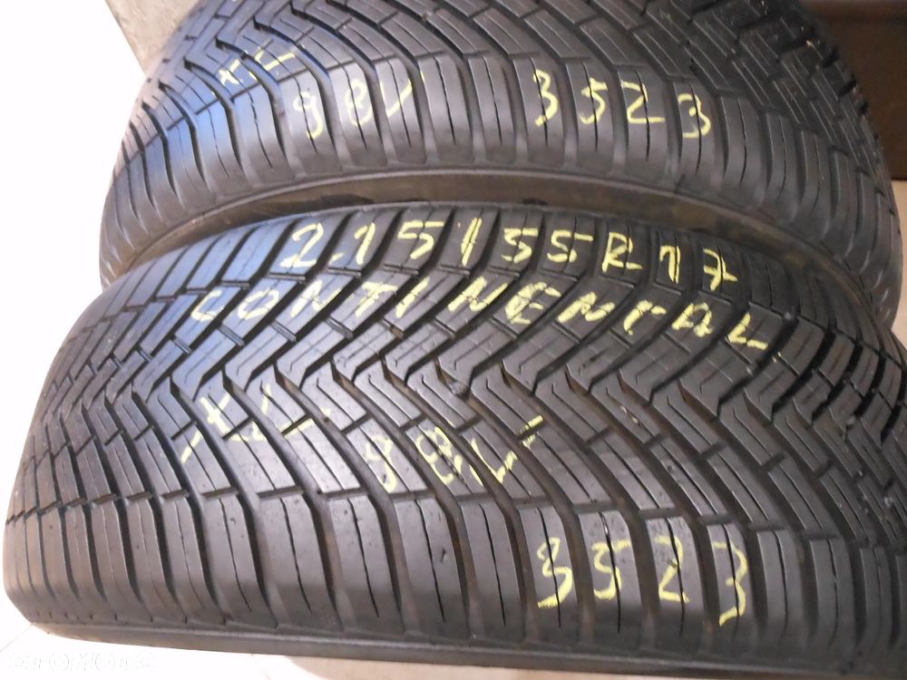 opony 215/55r17 continental all season contact 7,3mm wielosezon para - 2