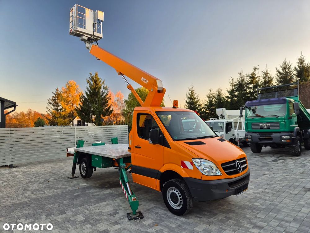 Mercedes-Benz Sprinter 311 CDI Podnośnik koszowy ESDA TL2200 22m Zwyżka z Niemiec - 9