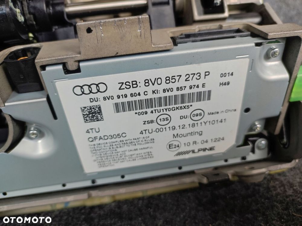 ekran wyświetlacz radia nawigacji audi a3 8v lift - 5