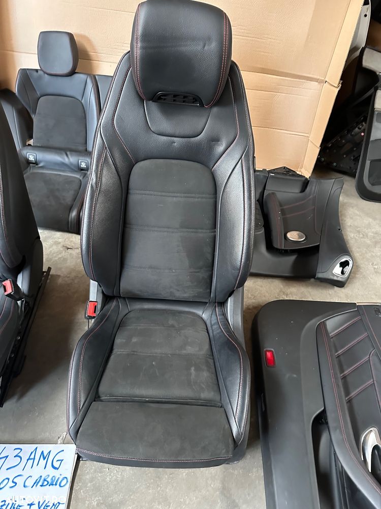 Interior complet MERCEDES C-class 43 AMG w205 cabrio cu incalzire si ventilatiean 2017 - 3