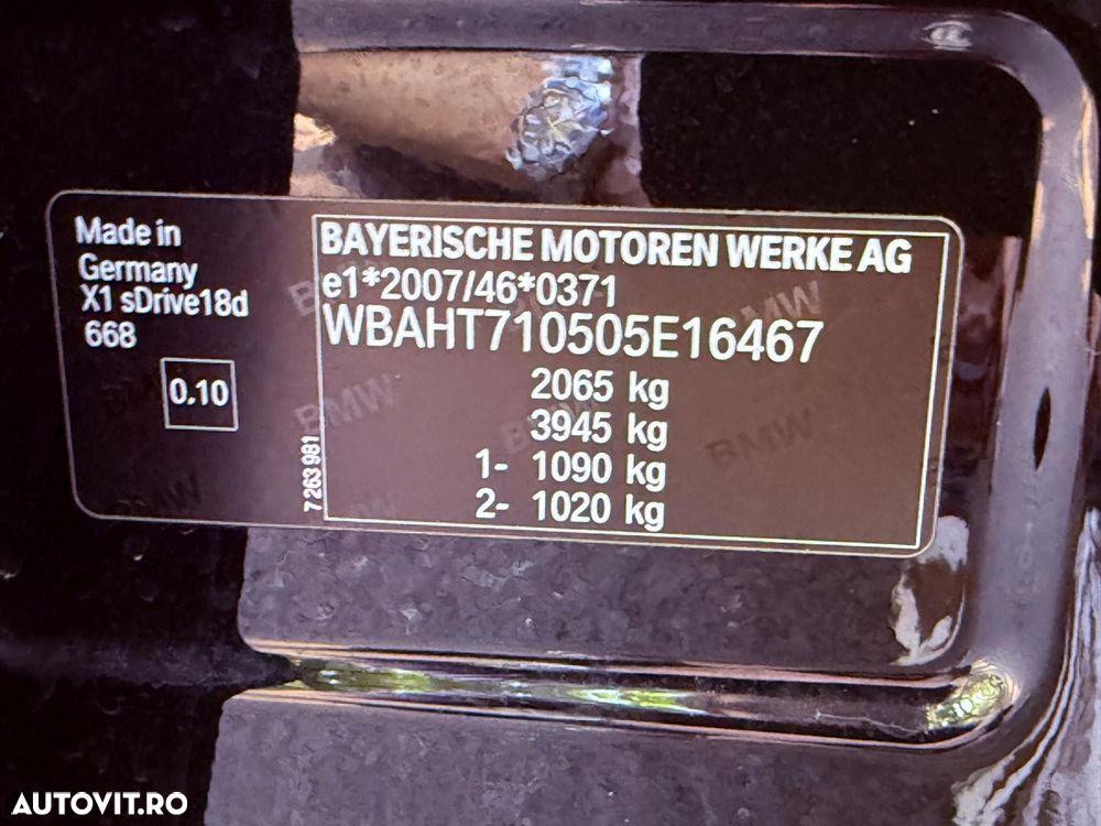 BMW X1 sDrive18d Aut. - 12