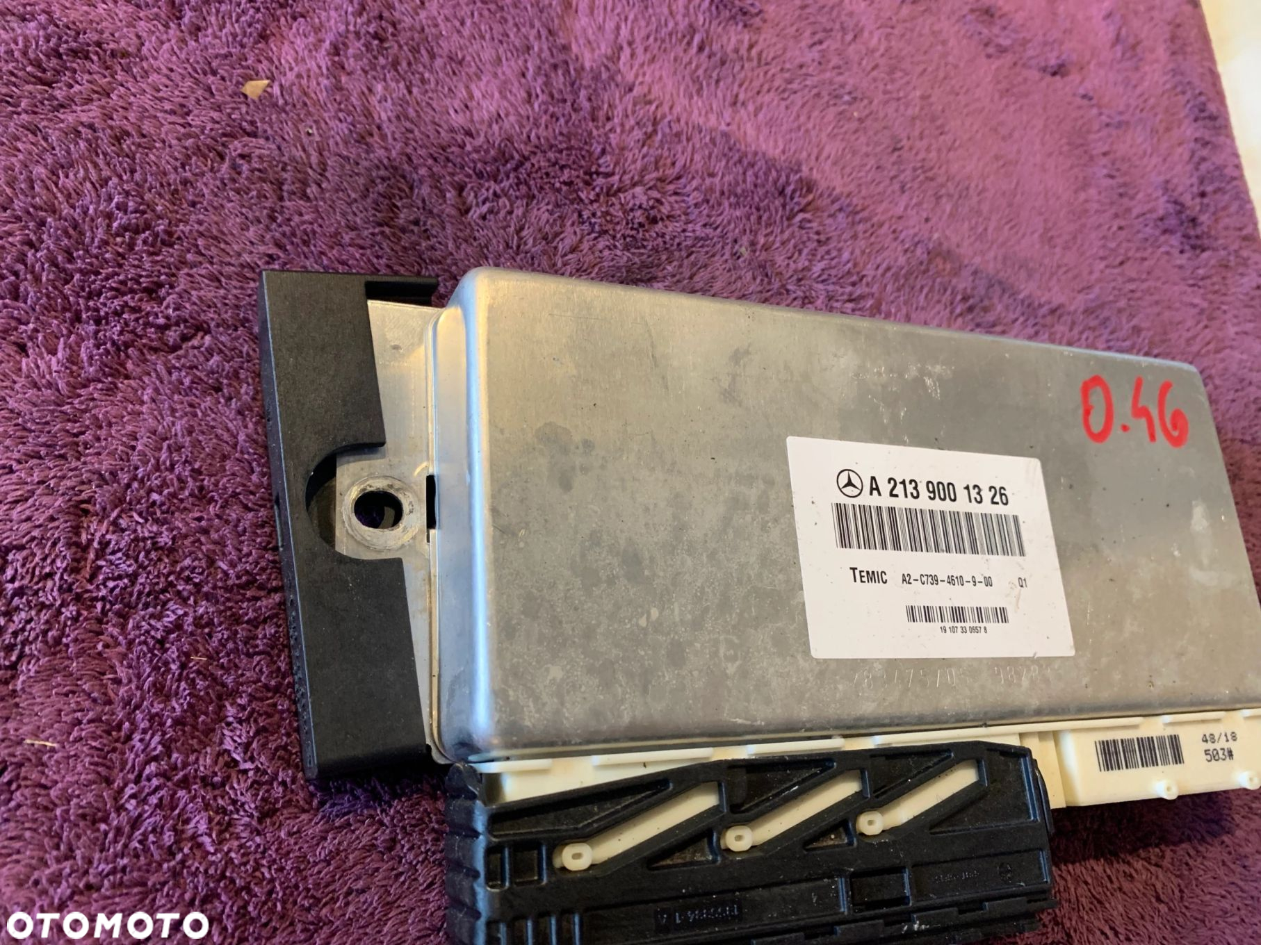 MODUŁ STEROWNIK ZAWIESZENIA PNEUMATYCZNEGO TEMIC MERCEDES E-KLASA W213 KOMBI A2139001326 - 4