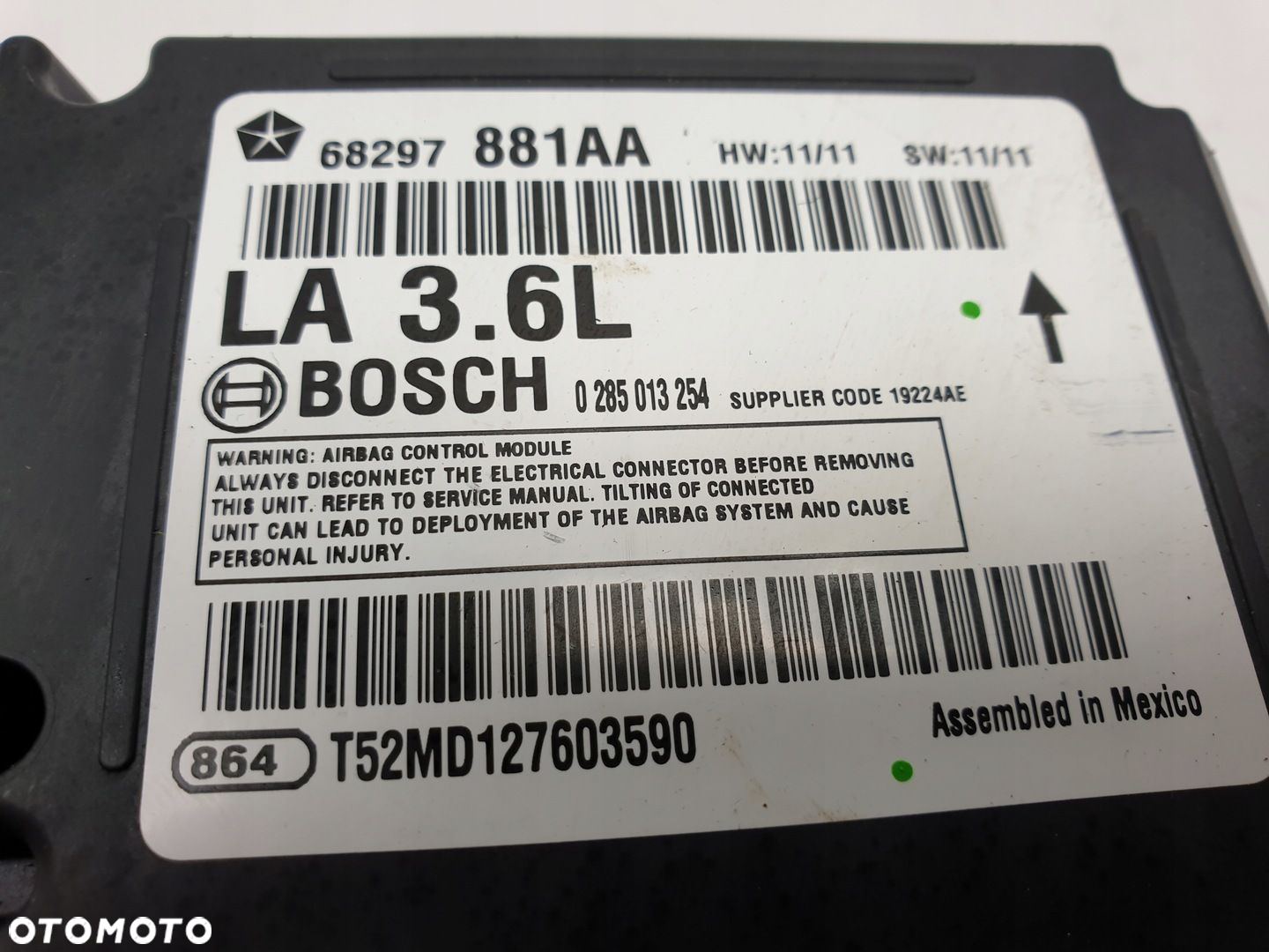 Dodge Challenger 15- 3.6 MODUŁ PODUSZEK AIRBAG - 4