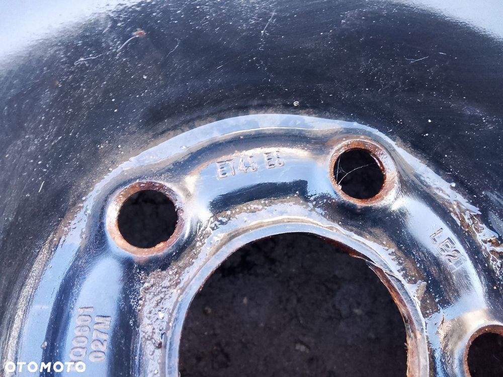 koło zapasowe vw seat skoda audi 15'' 6.0'' 5x100 et 43 6q0601027m - 6