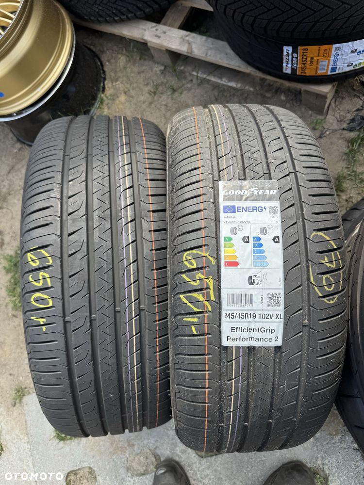 Nowe opony letnie 245/45/19 Goodyear (VOL) homologacja Volvo 2 sztuki 25r