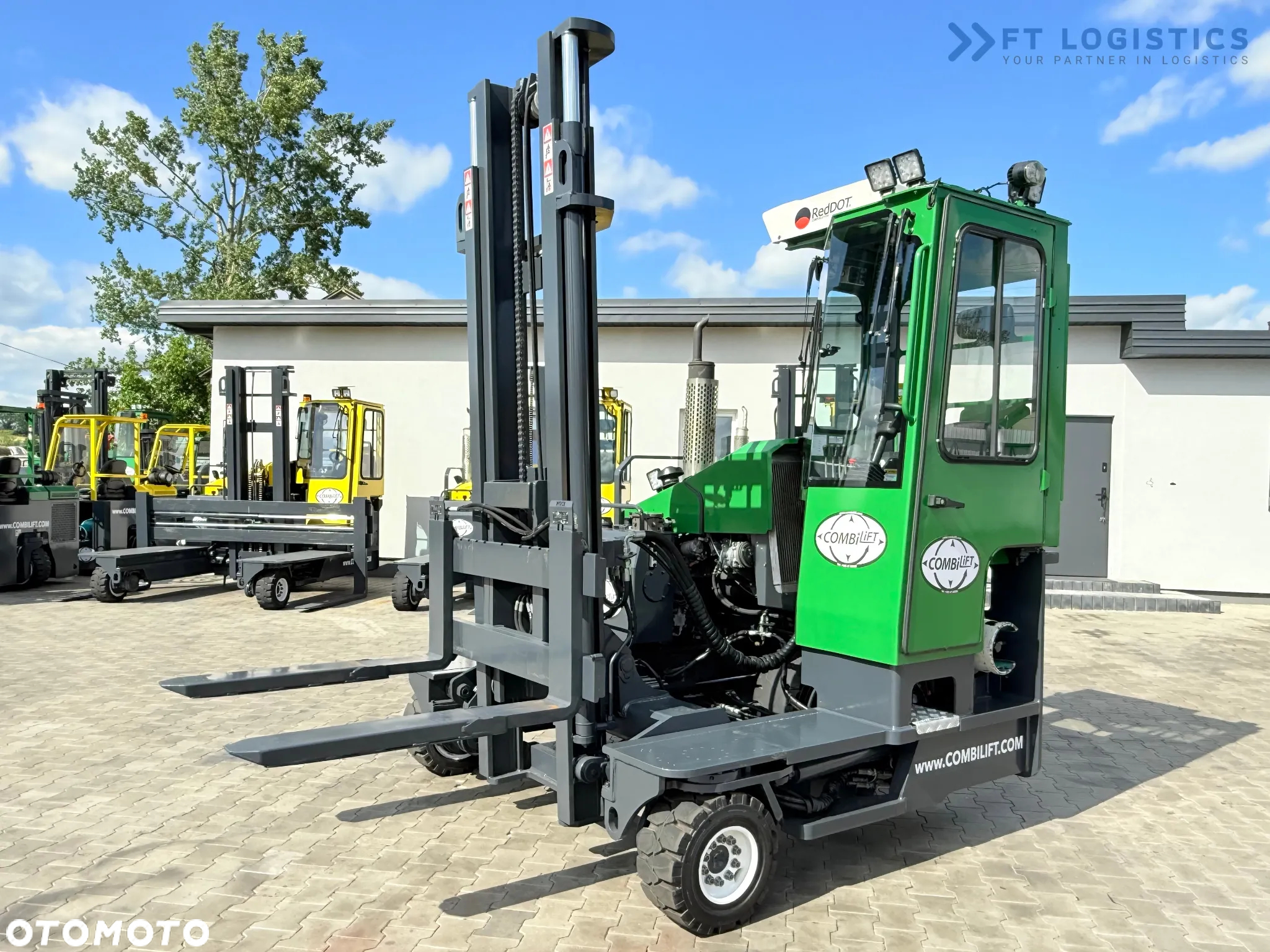 Combilift C3500 / DUPLEX 4100MM / GAS / WYSUWNE WIDŁY / KABINA / OGRZEWANIA + KLIMATYZACJA / JAK NOWY - 17