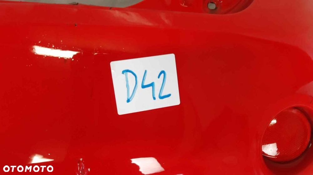 $ ZDERZAK TYŁ TYLNY DO FORD FIESTA MK6 VI LIFT FL HB KOD KOLOR K2 CZERWONY - 2