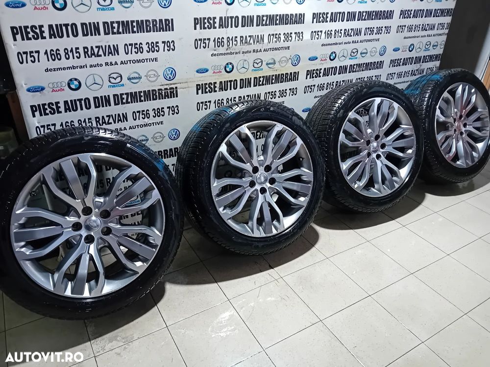 Jante Range Rover Sport L494 Vogue R21 275/45R21 M+S Dot 2923 Anvelope Pirelli Ca Si Noi 2013-2018 - 1