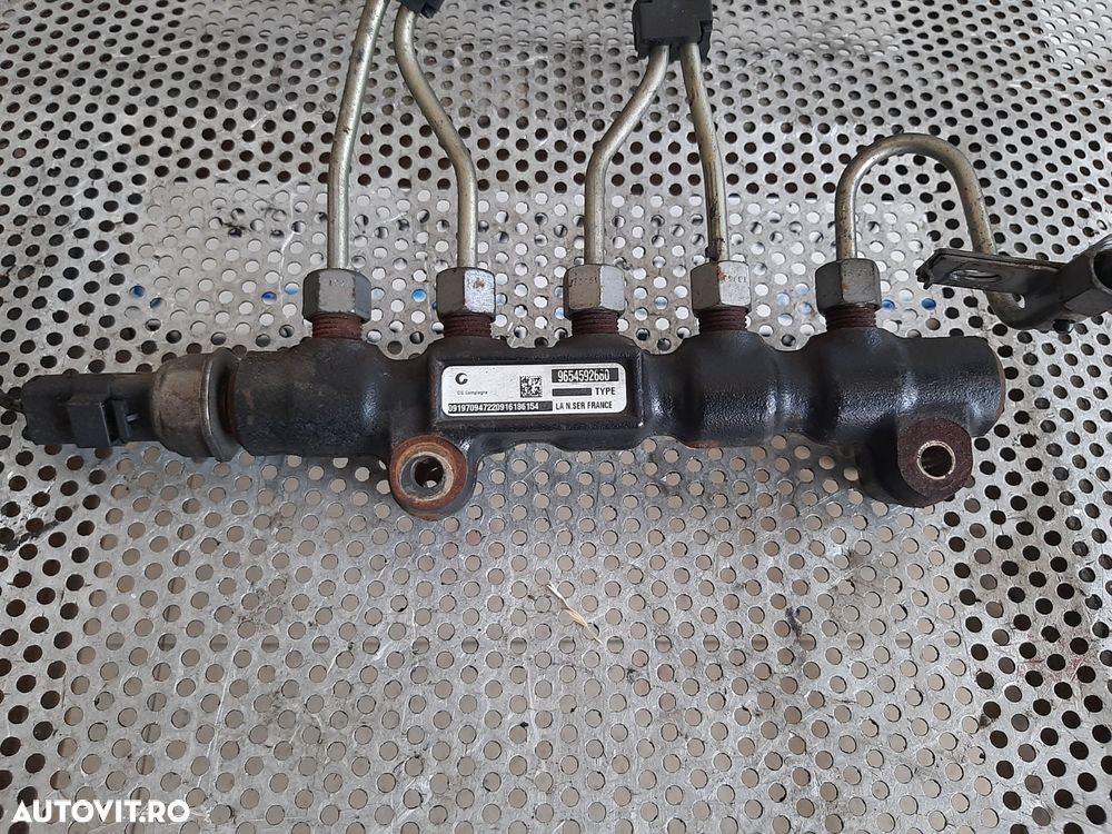 Rampa Injectoare Injectie Cu Senzor Ford Focus 2 Facelift C Max 2 Mazda 3 1.6 Tdci 90 Cai Euro 5 Mo - 4