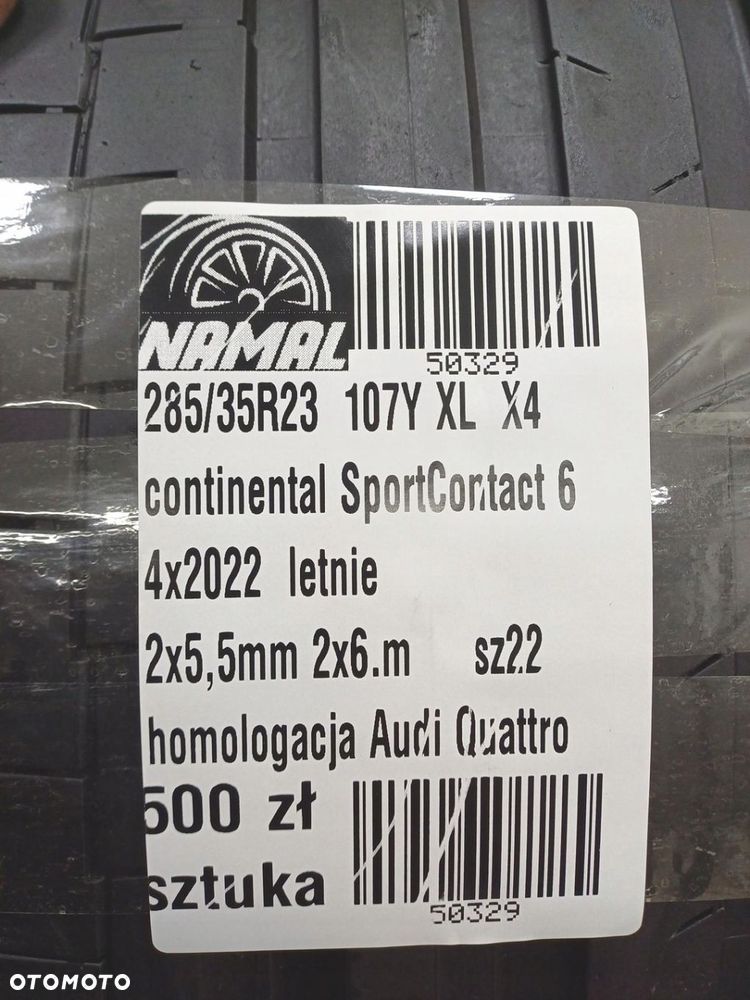 285/35R23 continental 2022 opony letnie 6mm 50329 - 12