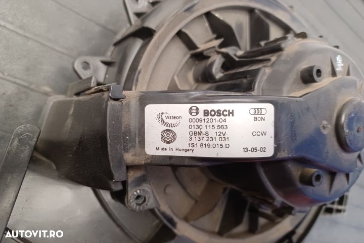 Ventilator aeroterma 00091201-04 0130115563 3137231031 00091201-04 01 - 4