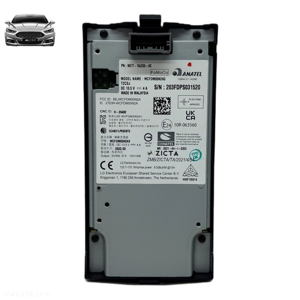 ŁADOWARKA INDUKCYJNA FORD FOCUS MK4, KUGA MK3 NX7T-19J235-AC - 2