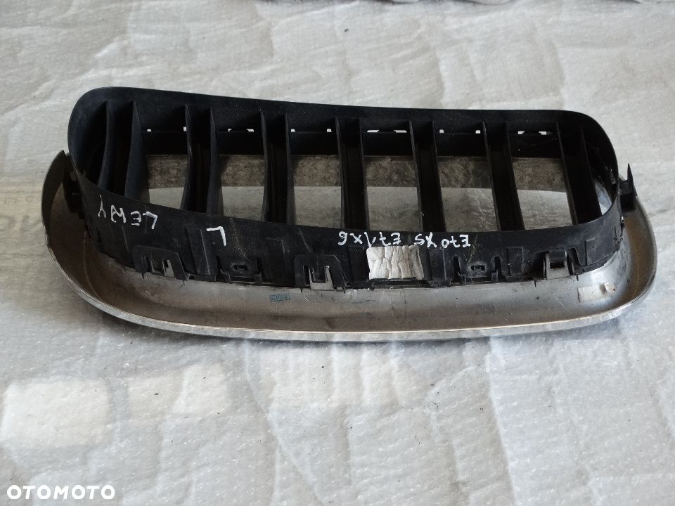 BMW F15 X5 Kratka Nerka Atrapa Grill Lewa Czarna + Chrom 7316075 7316057 7316053 - 4