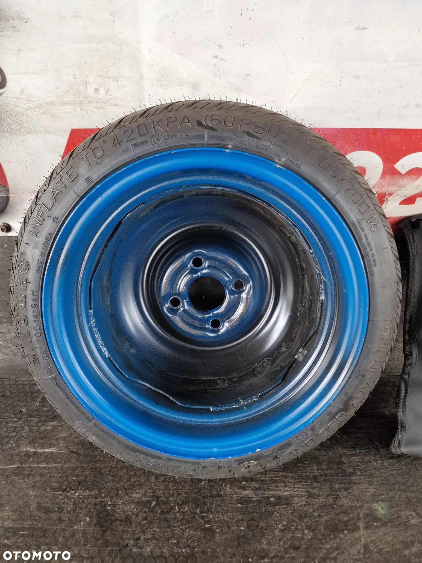 KOŁO DOJAZDOWE 14" 4X100 ET 49 OPEL MERIVA A CORSA C - 7