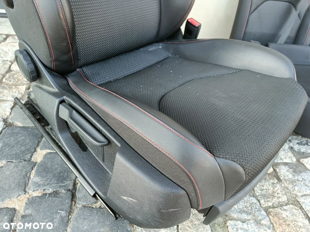 Fotele Seat Leon 3 III FR Skóra Kanapa Przekładka Siedzenia - 10