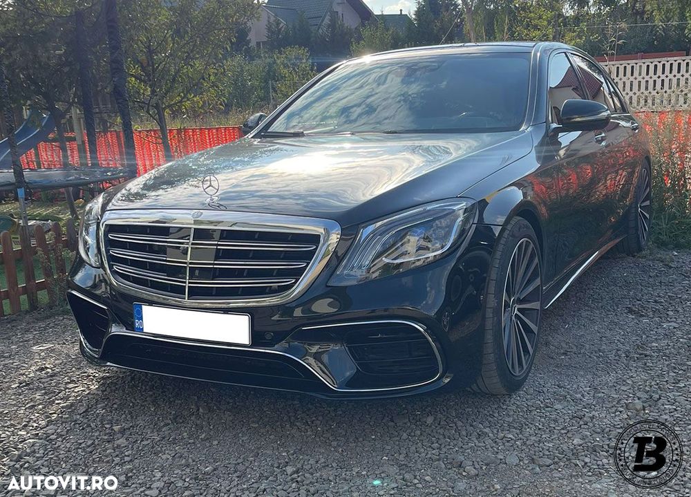 Grila compatibila cu Mercedes S-Class W222 S63 Design cu Distronic - 6