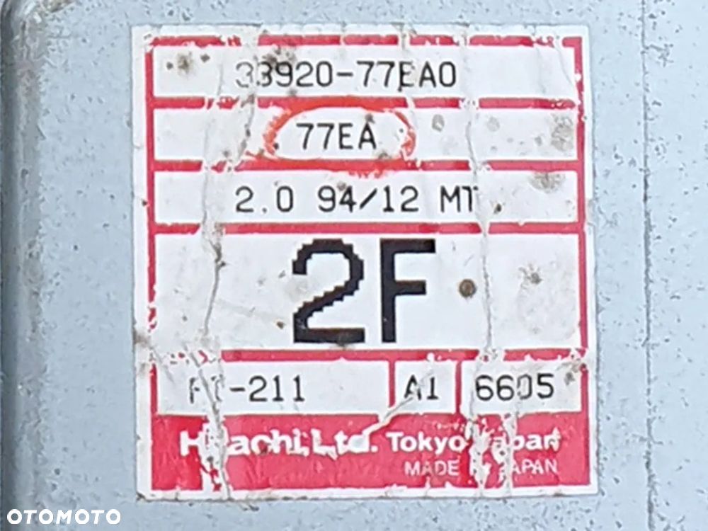 Sterownik silnika (komputer, różne rodzaje) do Suzuki Vitara I - 6