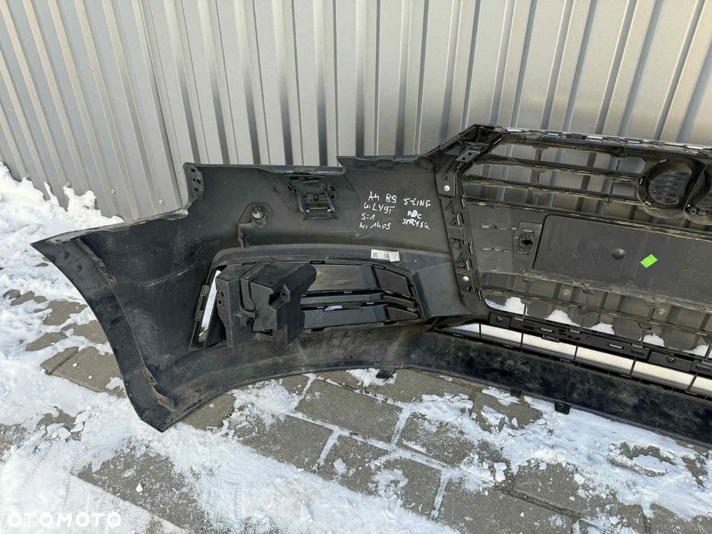 Audi A4 B9 8W S Line Zderzak Przód Przedni PDC. Sprysk. 15-19 LY9T - 9