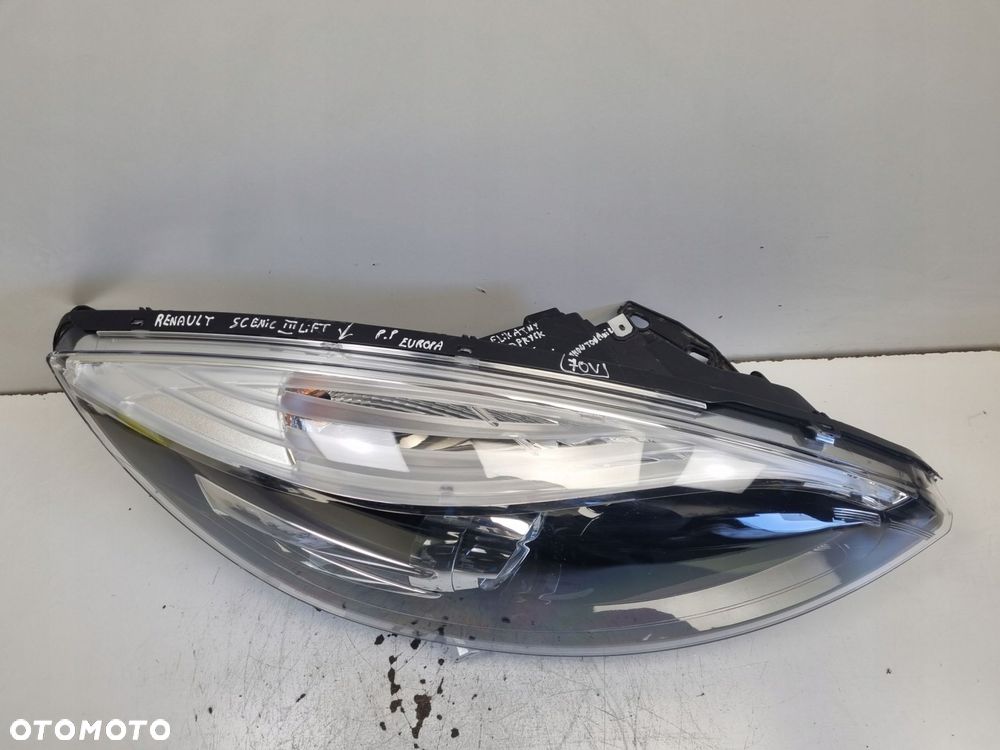 LAMPA PRAWA Renault Scenic III 13-16r LIFT PRZEDNIA PRAWY PRZÓD - 12