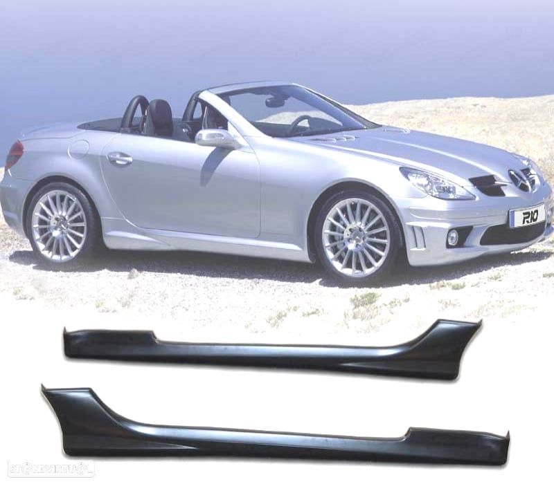 EMBALADEIRAS MERCEDES SLK R171 04-11 LOOK AMG 04-10 PRETO - 1