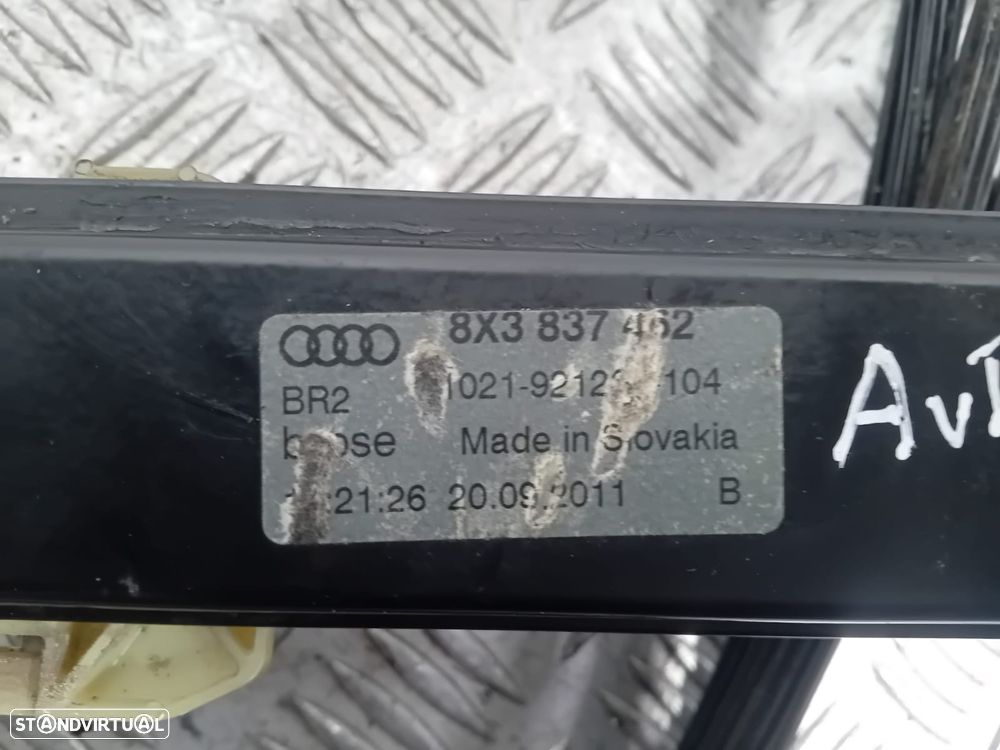 Elevador de Vidro Frente Direito Audi A1 8X3837462 Original - 4