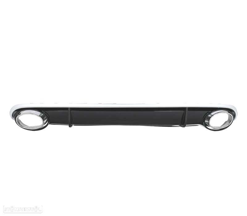 DIFUSOR TRASEIRO AUDI A4 B8 07-11 LOOK RS4 - 3