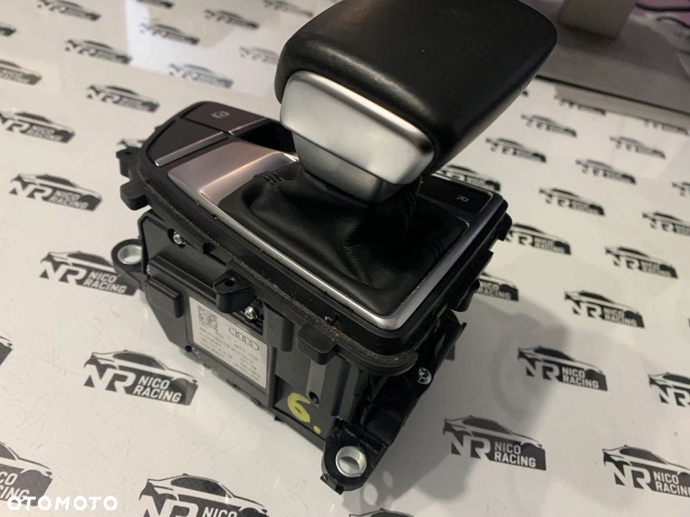 LEWAREK GAŁKA ZMIANY BIEGÓW AUDI A4 B9 SKÓRA 8W1713041N - 6