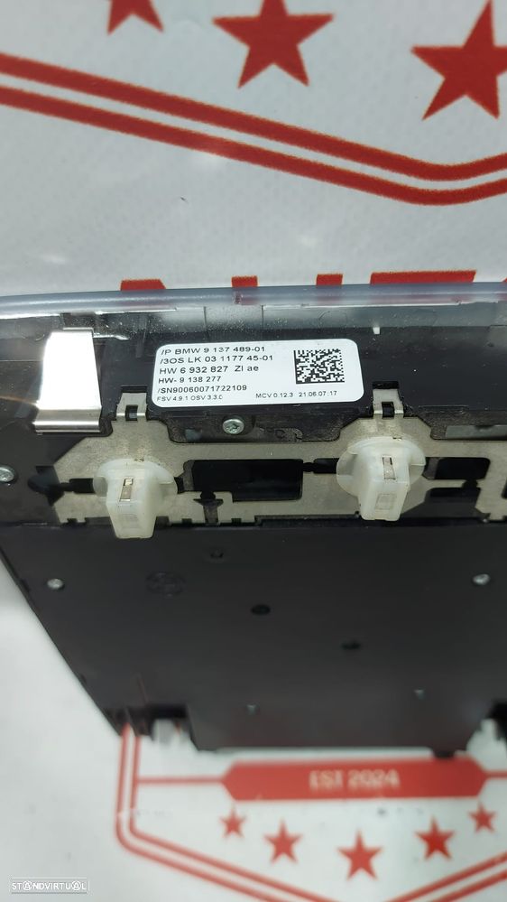 Plafonier Luz Luzes Interior Teto Tejadilho Frente Frontal Central BMW Série 1 Original - 3