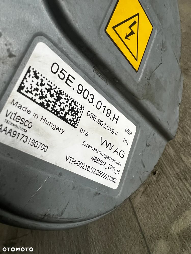 ALTERNATOR AUDI VW SKODA SEAT 1.5 TSI 05E903019H - 4