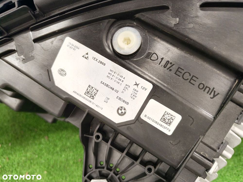 BMW iX U11 PRZÓD MASKA ZDERZAK LAMPY BŁOTNIK PAS PRZEDNI C5A M-PAKIET - 4