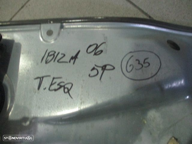 Elevador Manual 6L4839755 SEAT IBIZA 2006 5P TE SEAT IBIZA 6L 2005 1.4I 75CV 5P CINZA TE - 3
