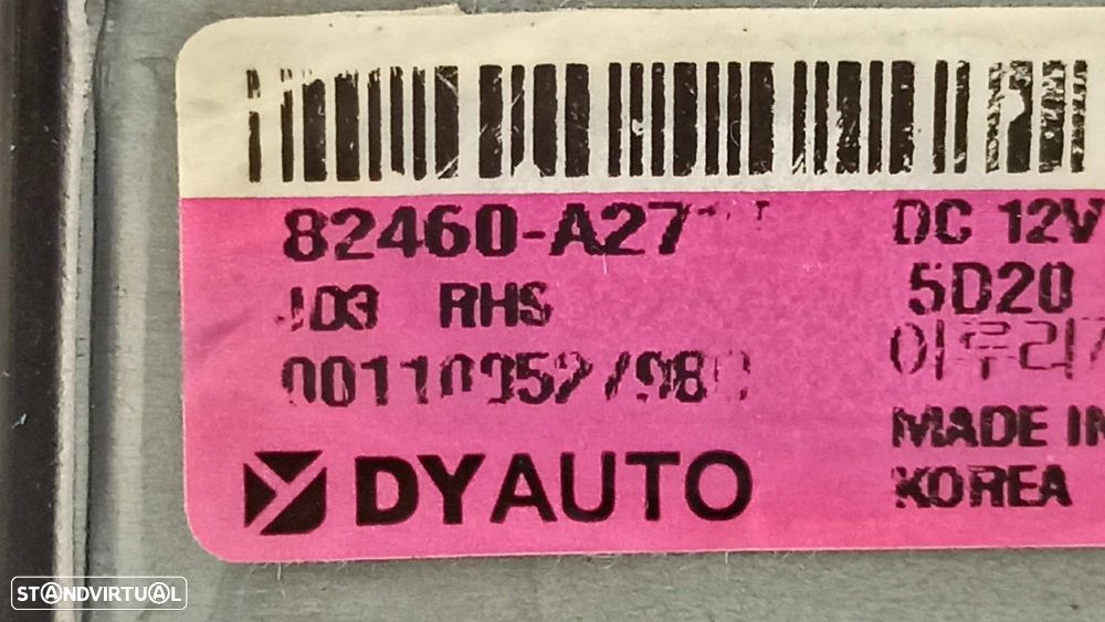 MOTOR ELEVADOR FRENTE DIREITO KIA CEE'D 1.6 CRDI CAT - 3