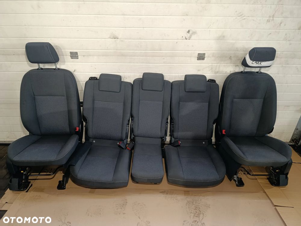 FORD C-MAX II 2 FOTELE SIEDZENIA KANAPA KOMPLET GRZANE - 1