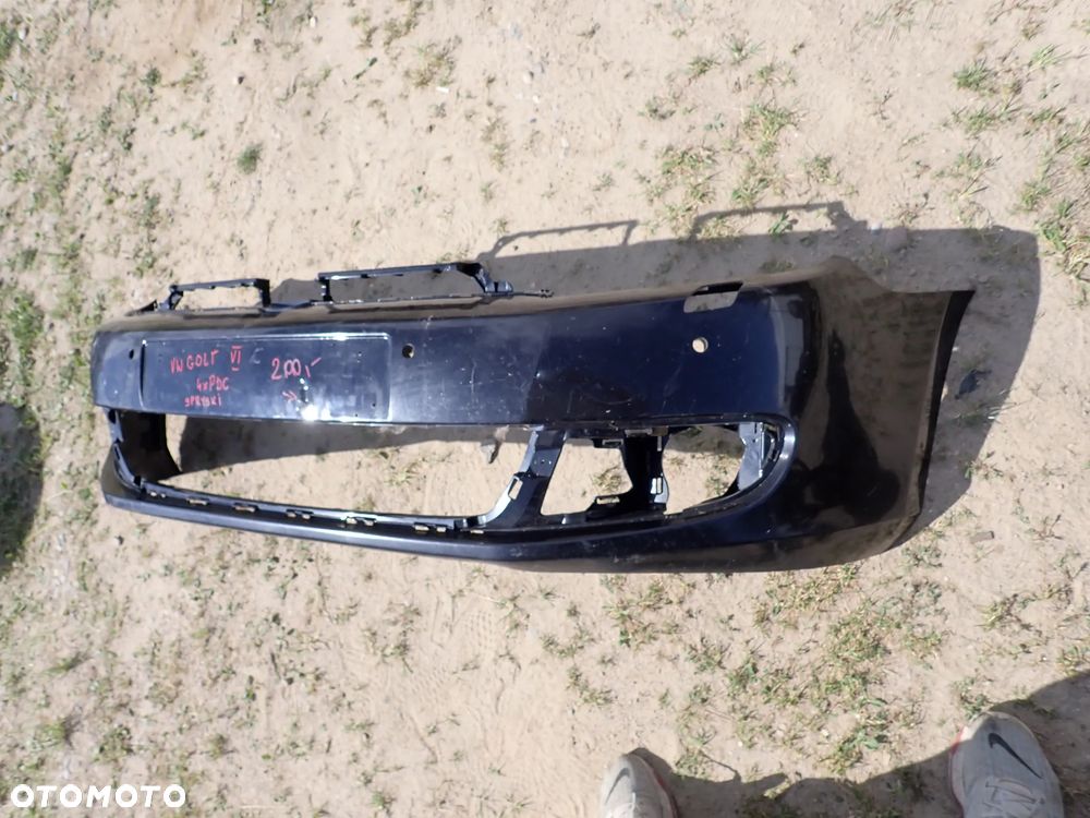 VW GOLF VI ZDERZAK PRZÓD 4X PDC SPRYSKI - 1