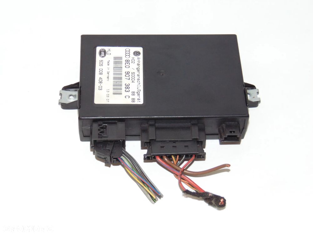 Moduł sterownik świateł haka przyczepy 8E0907383C VW Touran Caddy Golf V Audi A4 B6 B7 - 3